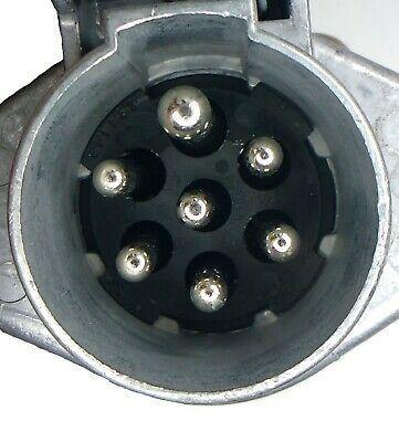 7 Pin Trailer Socket Aluminium 24V 24N Towing Car Van Caravan Maypole Mp126B - Mid-Ulster Rotating Electrics Ltd