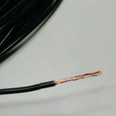 50M Reel 8.75 Amp Black Single Core Automarine 12V 24V Car Boat Bike Wire - Mid-Ulster Rotating Electrics Ltd