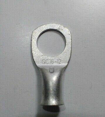 5X 16Mm X M12 Copper Tube Crimp Terminal Ring Battery Cable Wood Auto Ctt1612 - Mid-Ulster Rotating Electrics Ltd