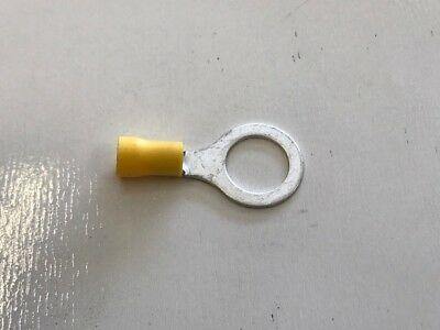 50 X 12Mm M12 Yellow Ring Terminals Insulated S Electrical Crimp Ctie T3R12 - Mid-Ulster Rotating Electrics Ltd