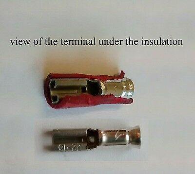 100 X 2.8Mm Red Fully Insulated Fm Spade Terminal Radio Speaker Ctie T1Pofti2805 - Mid-Ulster Rotating Electrics Ltd