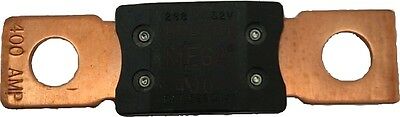 Mega Fuse 400 Amp Bolt Down M8 Violet Copper Ends 12V 24V 32 Cargo 192978 - Mid-Ulster Rotating Electrics Ltd