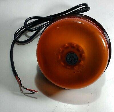 Mini Led Beacon Single Bolt Mount Amber Multi Function 12V 24V Maypole Mp4072 - Mid-Ulster Rotating Electrics Ltd