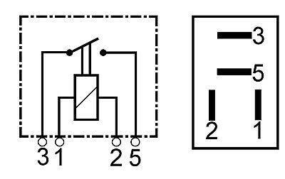 4 Pin Make And Break Relay Compact Micro Mini 12V 25A Cargo 160363 - Mid-Ulster Rotating Electrics Ltd