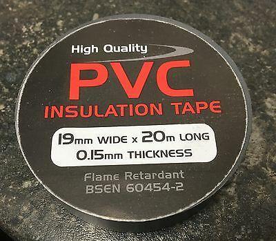 2 Rolls Grey Pvc Insulating Tape Strong 20M 19Mm Ctie Citgry - Mid-Ulster Rotating Electrics Ltd