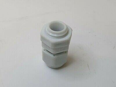 4 X Cable Gland Lock Nut Ip68 Rated Cord Grip 6Mm Max Dia White Nylon Mure Pg7-W - Mid-Ulster Rotating Electrics Ltd