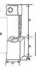Dynamo Brush Kit Fit Lucas Massey Landrover C40 Generator Wood Auto Dbr547 Diagram - Mid-Ulster Rotating Electrics Ltd