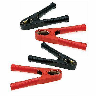 4X Battery Jump Lead Charger Crocodile Clamp Heavy Duty Black Red Automarine - Mid-Ulster Rotating Electrics Ltd