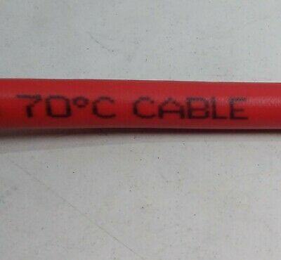 Battery Lead Red 16mm² 450Mm M8 Eyelets Long Earth Cable Wood Auto Bal1003R - Mid-Ulster Rotating Electrics Ltd