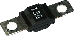 Midi Fuse 150 Amp Littelfuse Bolt Down White M5 12V 24V 32V Cargo 192435 - Mid-Ulster Rotating Electrics Ltd