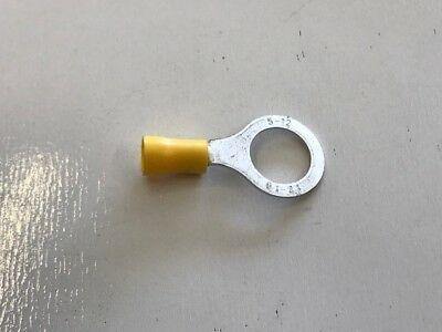 Ctie 100 X 12Mm M12 Yellow Ring Terminals Insulated S Electrical Crimp T3R12 - Mid-Ulster Rotating Electrics Ltd
