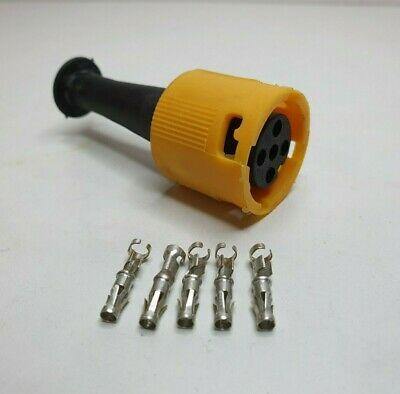 Yellow Ajba Plug 5 Pin Bayonet Plug Trailer Towing Maypole Genuine Mp8306B - Mid-Ulster Rotating Electrics Ltd