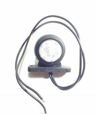 2 X Led Side Marker Outline Light Rubber White Front Red Rear 12V 24V Was Was275 - Mid-Ulster Rotating Electrics Ltd
