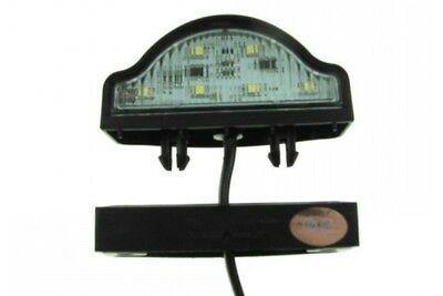 Number Plate Lamp & Clip Base Light White 6 Led 12V 24V Maypole Mp8228 - Mid-Ulster Rotating Electrics Ltd