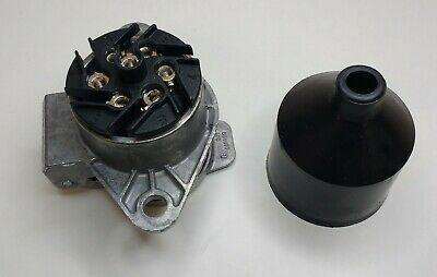 7 Pin Trailer Socket Aluminium 24V 24N Towing Car Van Caravan Maypole Mp126B - Mid-Ulster Rotating Electrics Ltd