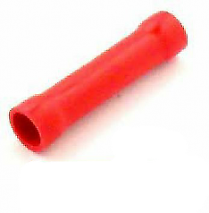 50 X Insulated Red Butt Splice Terminals Connectors Crimp Ctie Uk T1Bu - Mid-Ulster Rotating Electrics Ltd