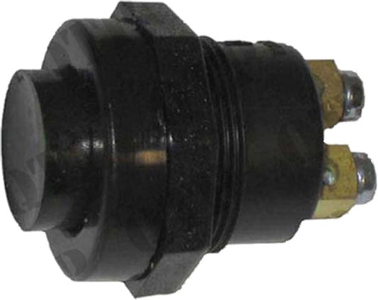 Momentary Black Push Button Switch Normally Open Fits 22.5mm Hole 12v or 24v QTP2098