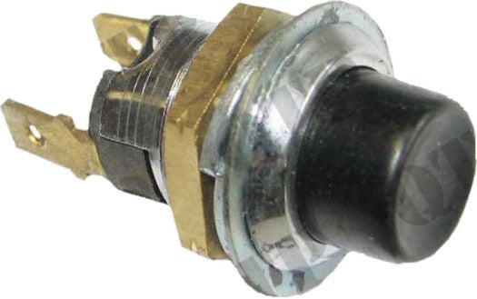 Heavy Duty Momentary Black Push Button Switch Normally Open Fits 19mm Hole 12v or 24v  QTP51967