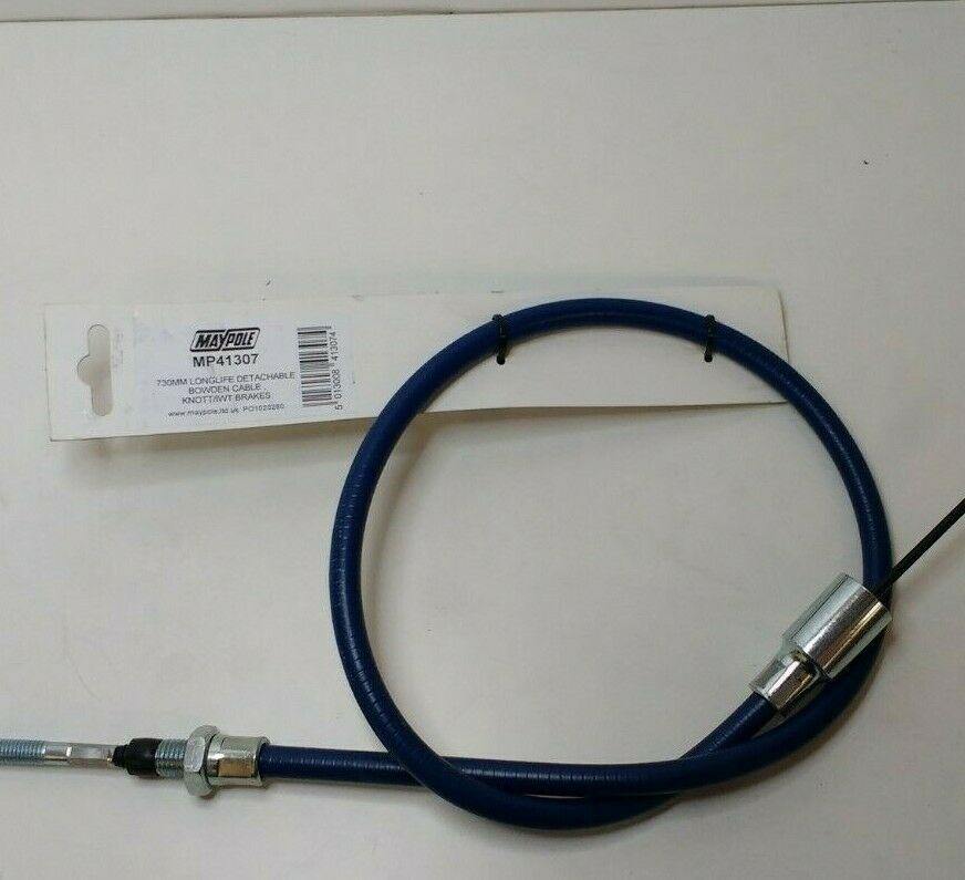 2 X Knott & Ifor Williams Trailer Brake Cables Detachable 730Mm Maypole Mp41307 - Mid-Ulster Rotating Electrics Ltd