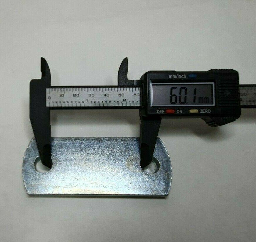 High Tensile Zinc Coated 'U' Bolt Plate 60Mm X 6Mm Pair Maypole Mp919B - Mid-Ulster Rotating Electrics Ltd