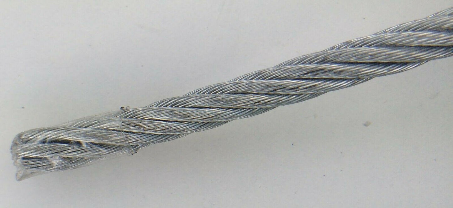 Winch Strap Steel Rope 6Mm Forged Hook & Fixing Kit 8M Maypole Mp1450 - Mid-Ulster Rotating Electrics Ltd
