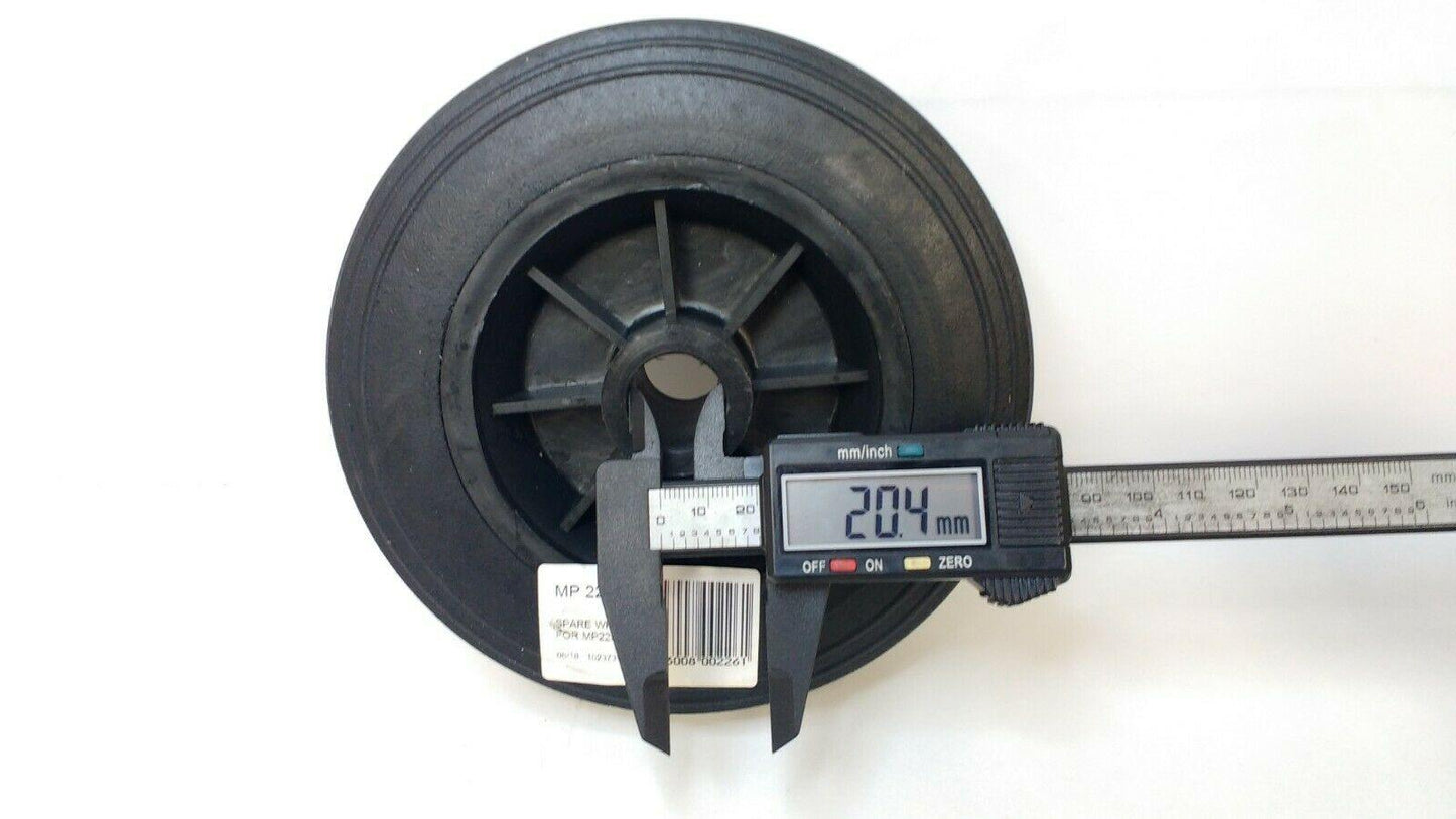Jockey Wheel Replacement Black Plastic Fits Mp437 155Mm Maypole Genuine Mp226 - Mid-Ulster Rotating Electrics Ltd