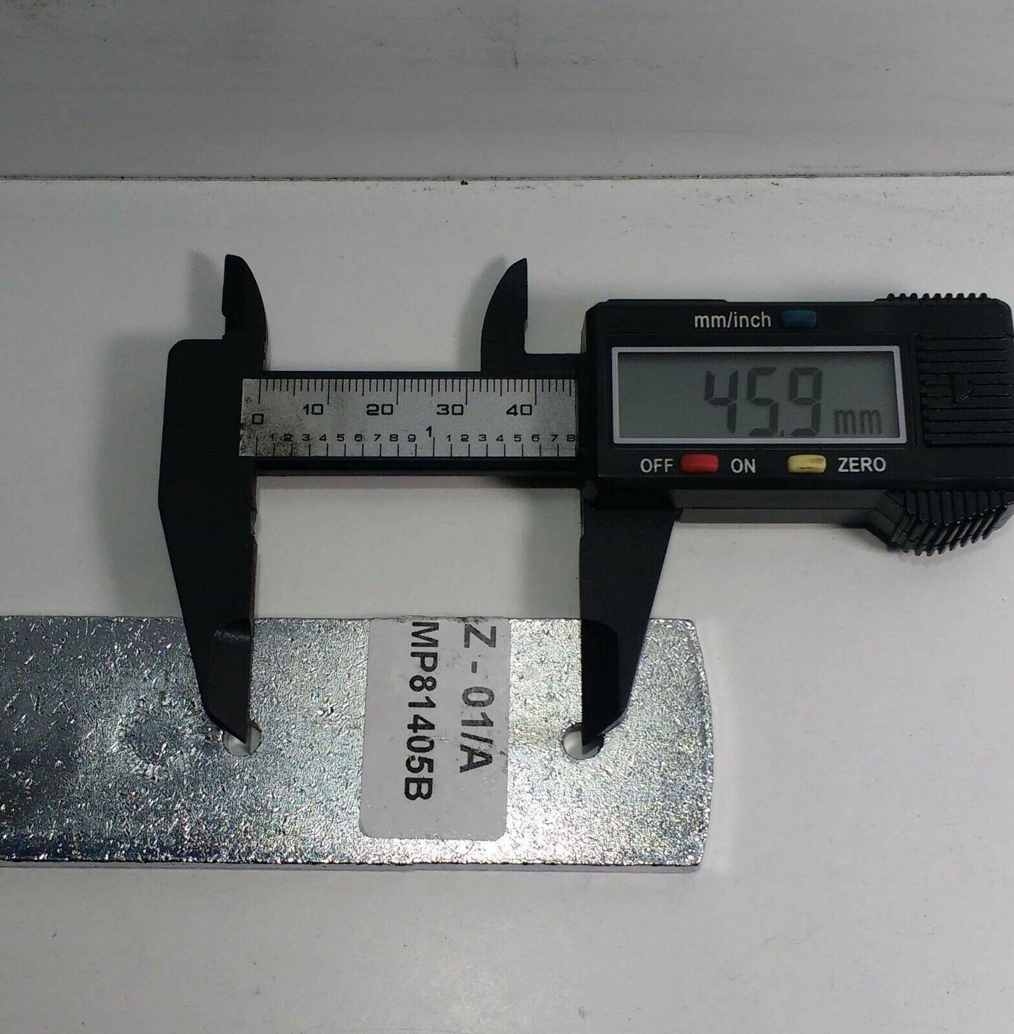 Flat Latch Fixing Plate Over Centre Latch 142Mm X35Mm Genuine Maypole Mp81405B - Mid-Ulster Rotating Electrics Ltd