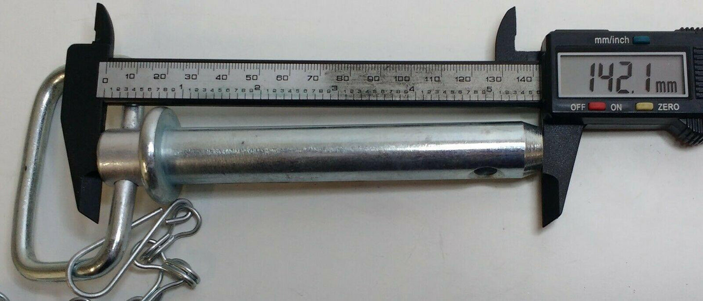 Drop Handle Tow Hitch Pin With Linch Pin & Chain 19Mm X 103Mm Maypole Mp44342B - Mid-Ulster Rotating Electrics Ltd