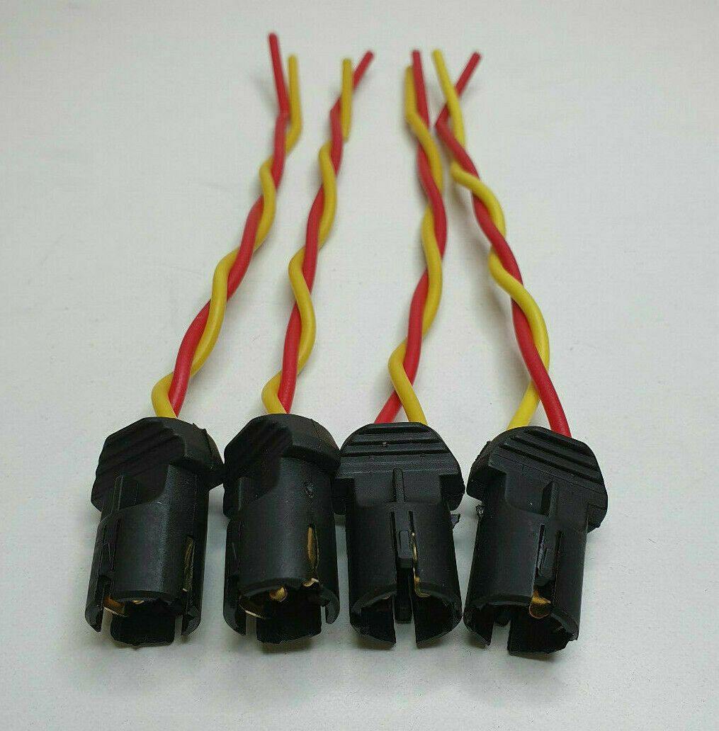 4 X Capless Wedge Bulb Holder 501 505 507 T10 6V 12V 24V Push Mure Blbh069 - Mid-Ulster Rotating Electrics Ltd