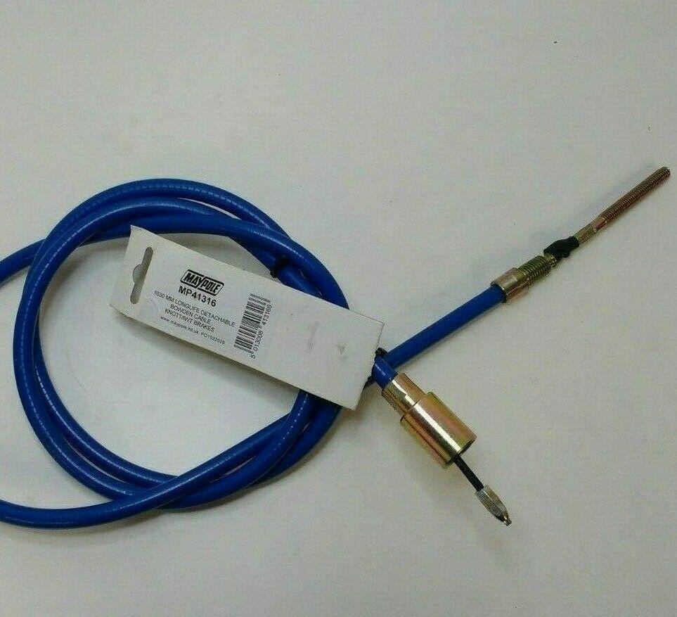 2 X Knott & Ifor Williams Trailer Brake Cables Detachable 1630Mm Maypole Mp41316 - Mid-Ulster Rotating Electrics Ltd