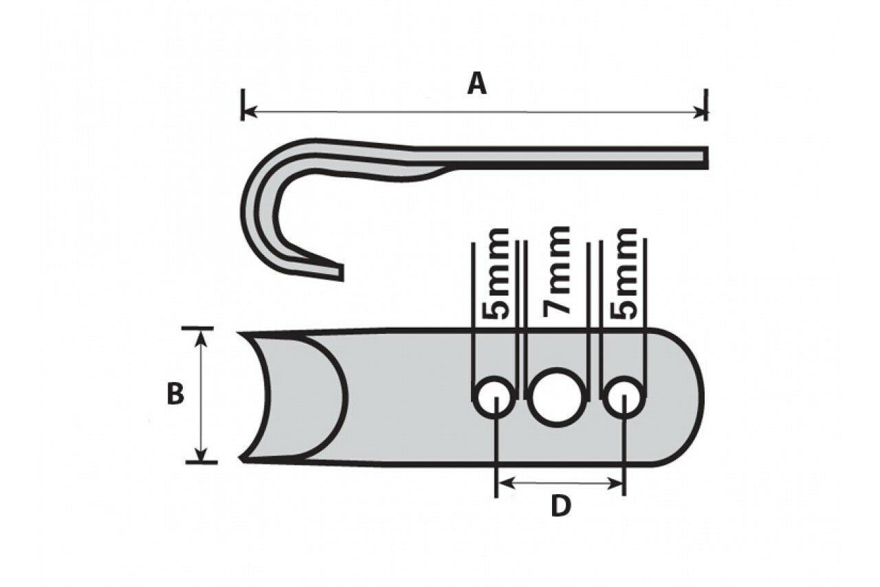 Steel Tie Down Rope Hook Erde Trailer Cover Bungee Cord Zinc 10X Maypole Mp996B - Mid-Ulster Rotating Electrics Ltd