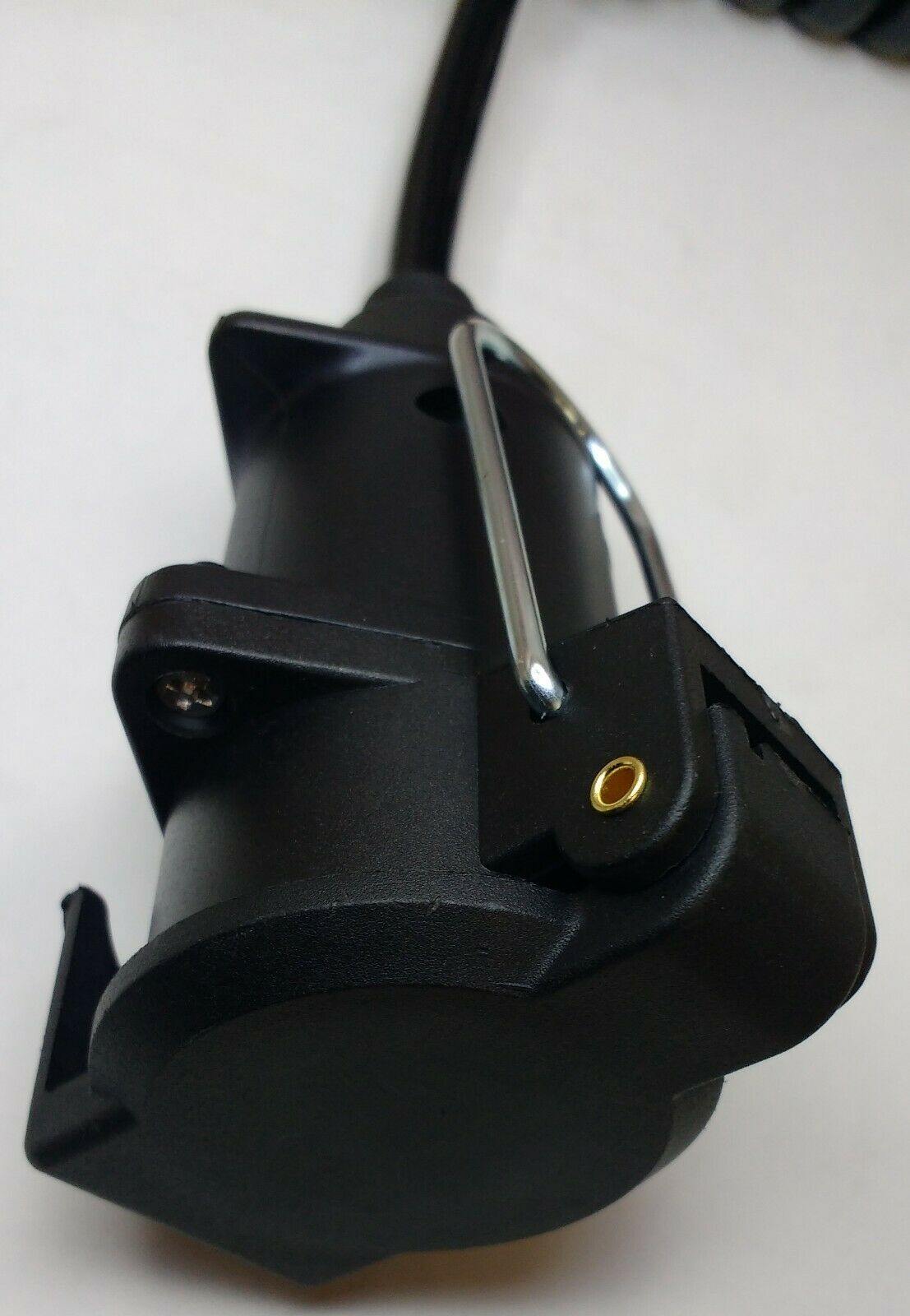 7 Pin Plug & Socket Extension Lead Curly 1.5M 12N Trailer Lights Maypole Mp5885 - Mid-Ulster Rotating Electrics Ltd