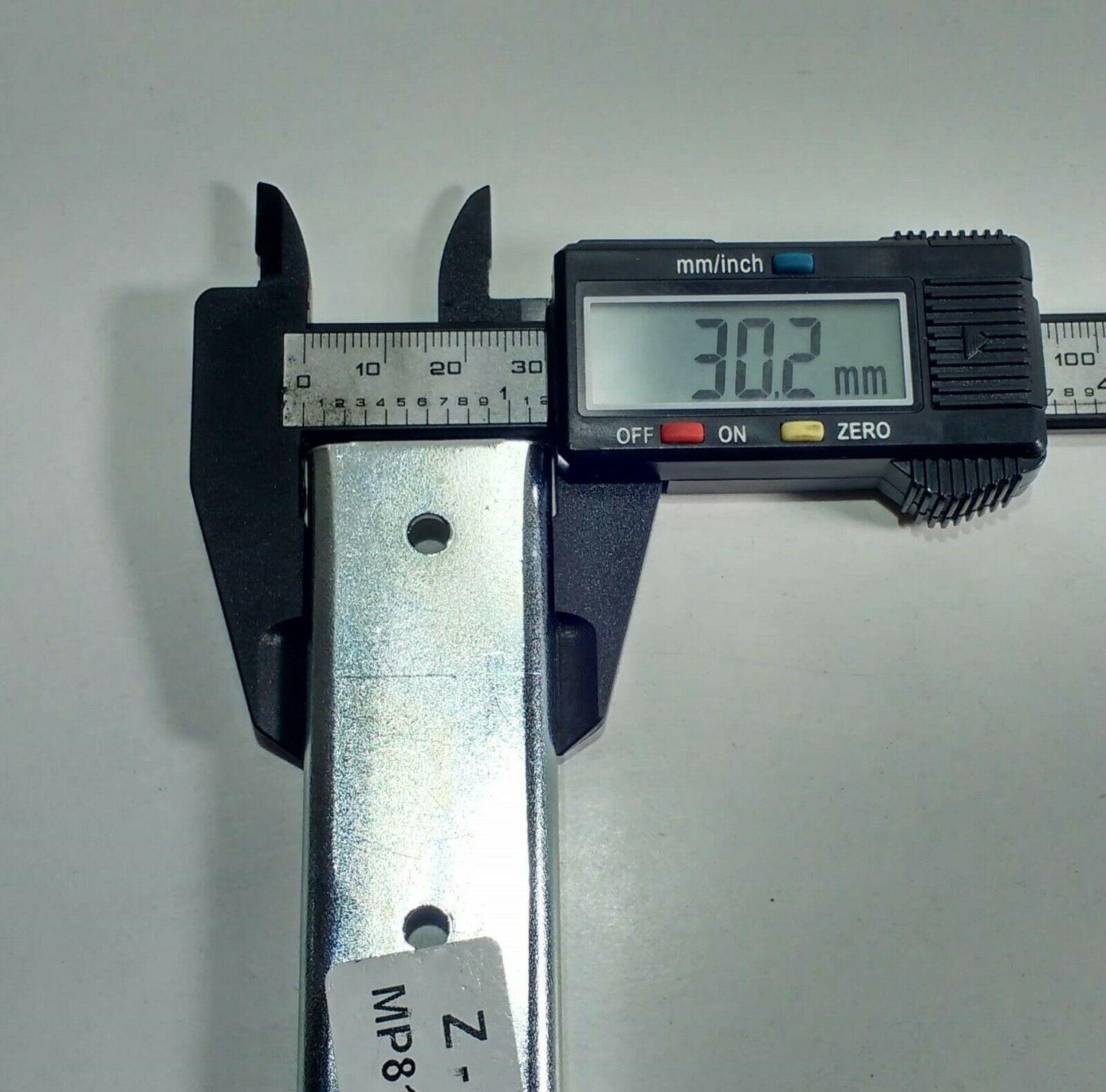 Flat Latch Fixing Plate Over Centre Latch 126Mm X 30Mm Genuine Maypole Mp81402B - Mid-Ulster Rotating Electrics Ltd