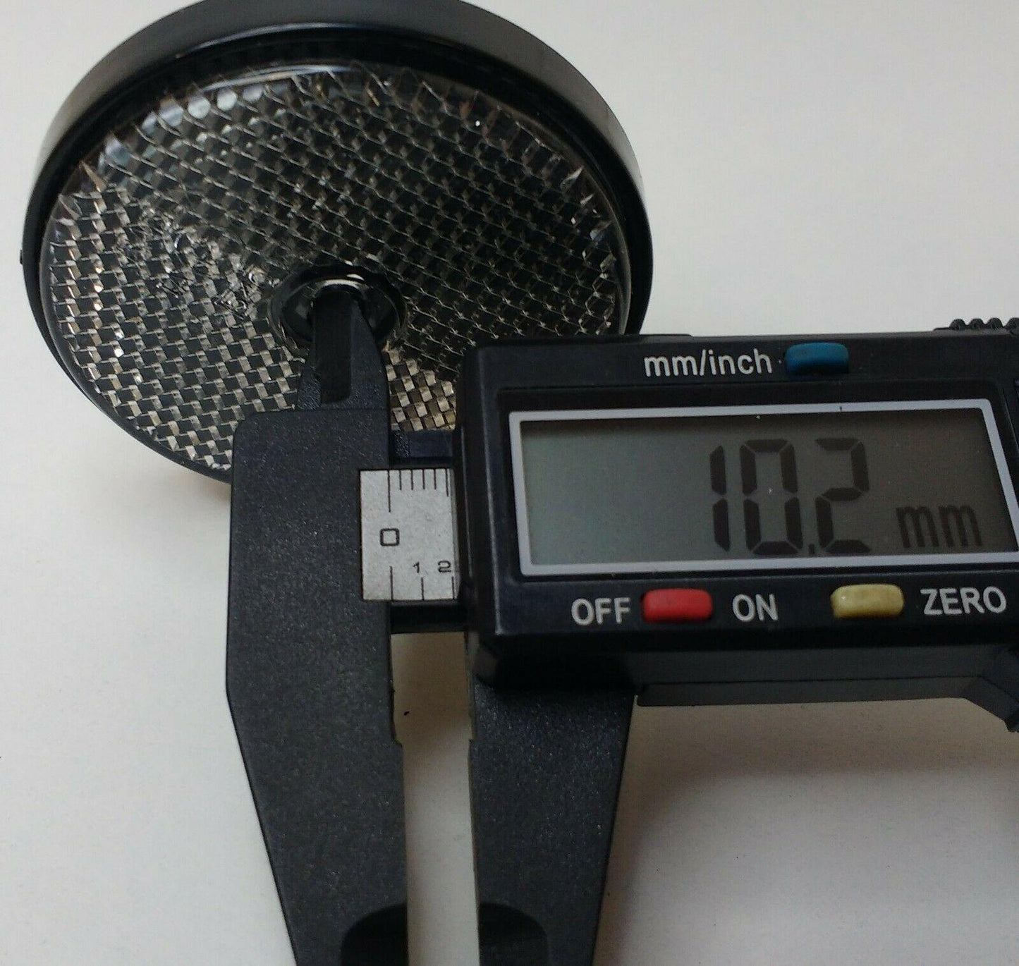 2 X Front Clear Screw On Reflector Trailer Truck Horsebox Round Maypole Mp162B - Mid-Ulster Rotating Electrics Ltd