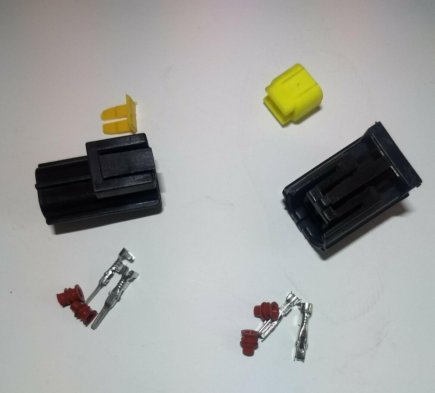 Econoseal Male & Female 2 Way Waterproof Connector Plug Kit Fits Landrover Mure - Mid-Ulster Rotating Electrics Ltd
