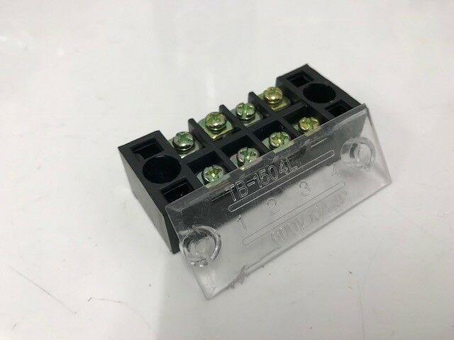 12V 24V 4 Position 2 Row Terminal Block Strip Cable Connector Mure Tb-1504L - Mid-Ulster Rotating Electrics Ltd