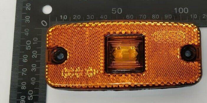 Amber Side Marker Lamp Led Light With Reflector Was 12V 24V Maypole Mp8575B - Mid-Ulster Rotating Electrics Ltd