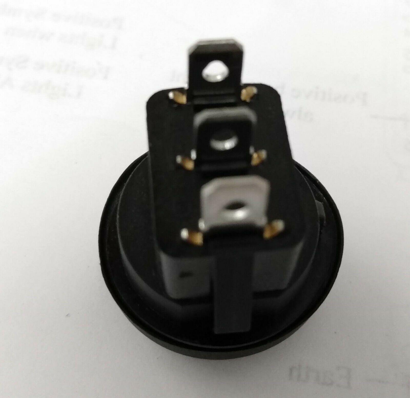 On Off On Rocker Switch Mini Minature Round 12V 24v Car Dash MURE SW.WTR2 - Mid-Ulster Rotating Electrics Ltd