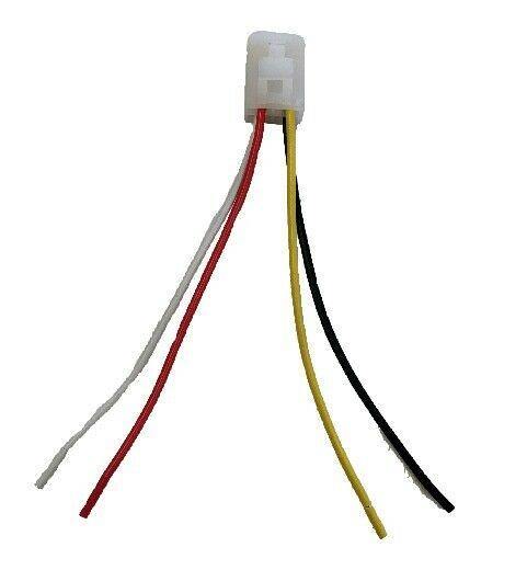 4 Pin Relay Connector Plug Socket With Pigtail And Clip Mure Pl60-Wl - Mid-Ulster Rotating Electrics Ltd