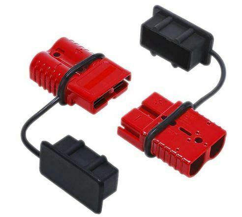 Red Replacing Anderson Connectors 50A 600V Battery Plug & Socket Mure Rac50 - Mid-Ulster Rotating Electrics Ltd
