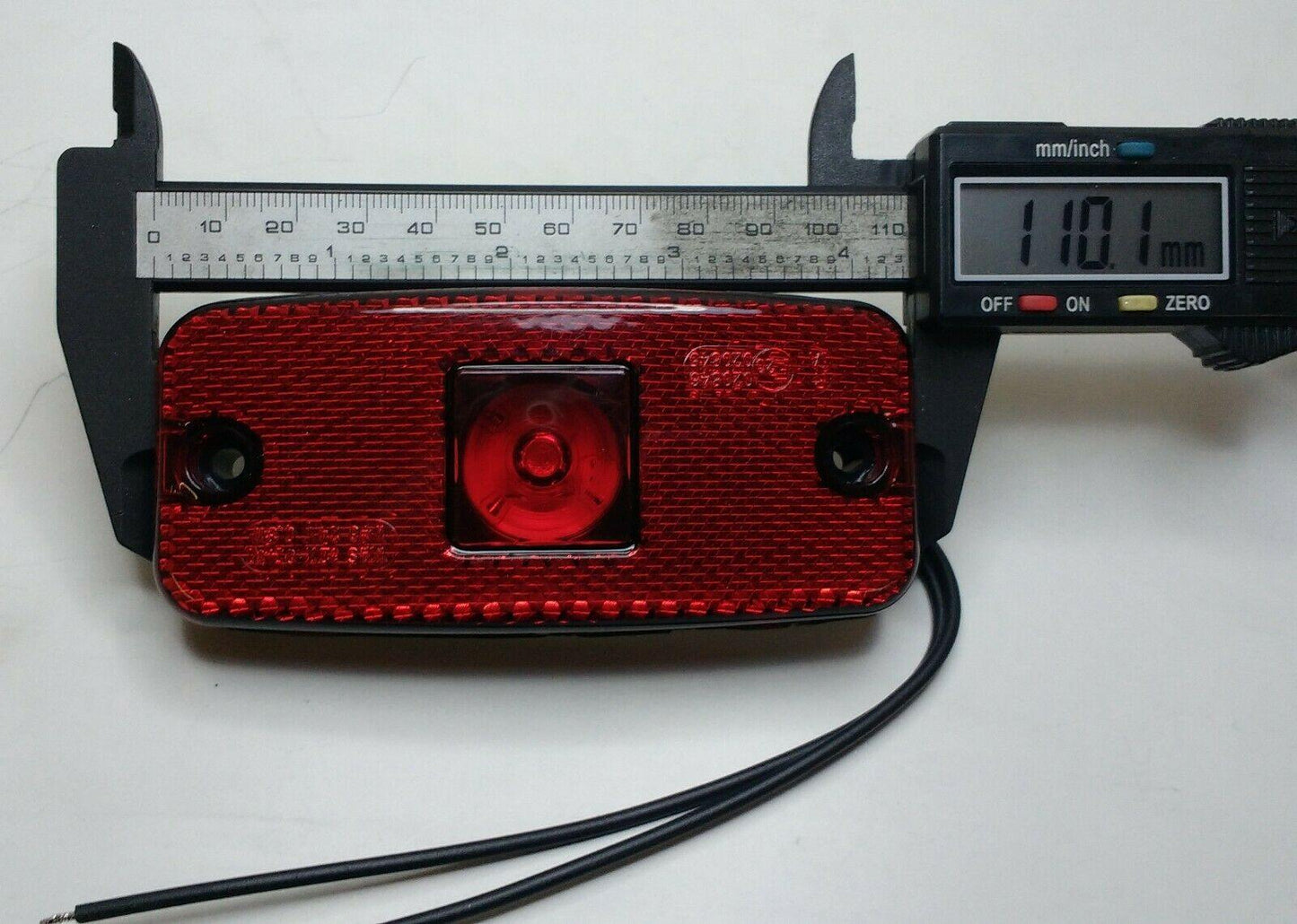 Red Led Rear Marker Lamp Light With Reflector Was 12V 24V Maypole Mp8577B - Mid-Ulster Rotating Electrics Ltd