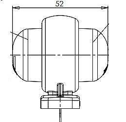 2 X Led Side Marker Outline Light Rubber White Front Red Rear 12V 24V Was Was275 - Mid-Ulster Rotating Electrics Ltd