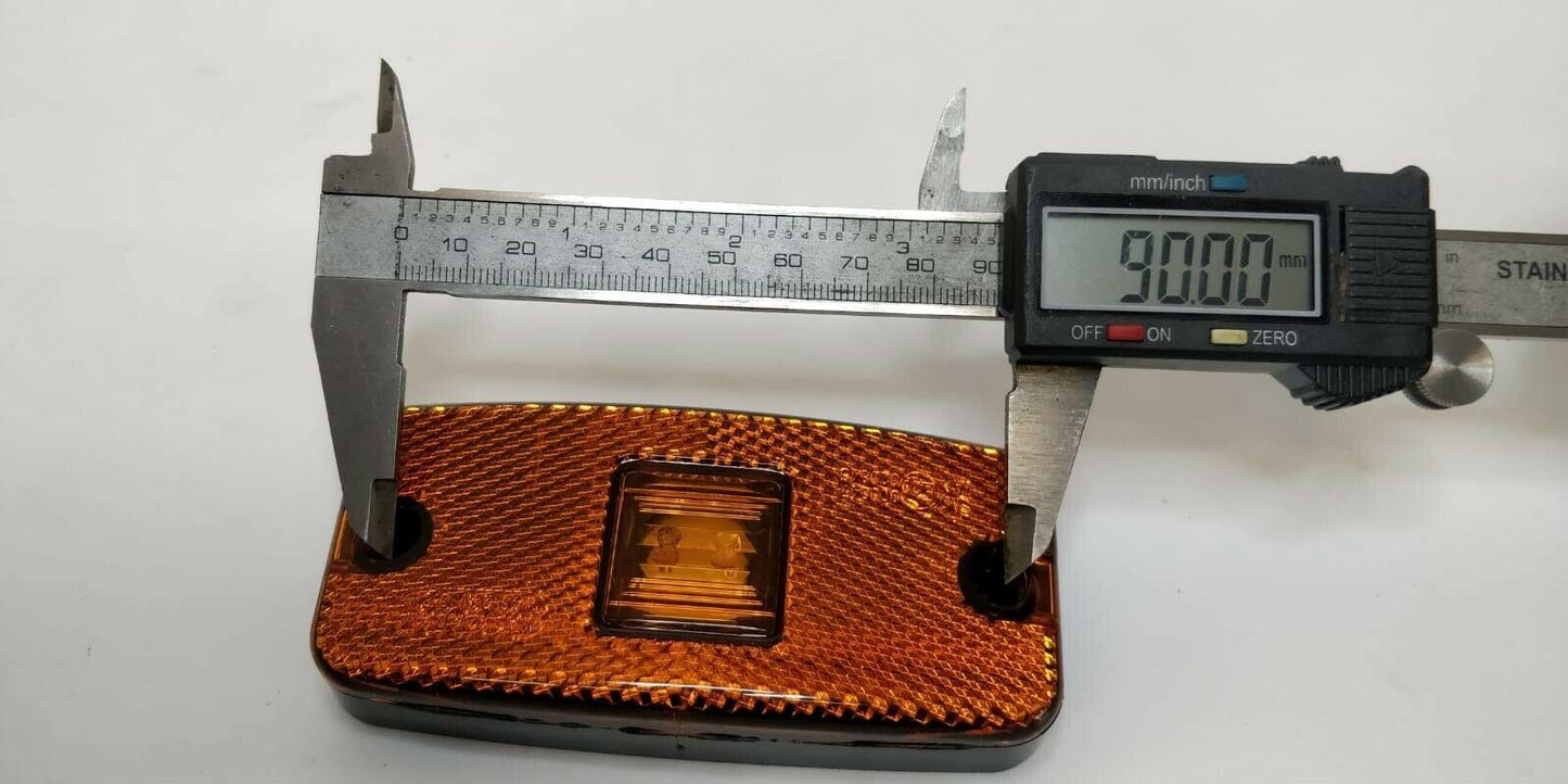 Amber Side Marker Lamp Led Light With Reflector Was 12V 24V Maypole Mp8575B - Mid-Ulster Rotating Electrics Ltd