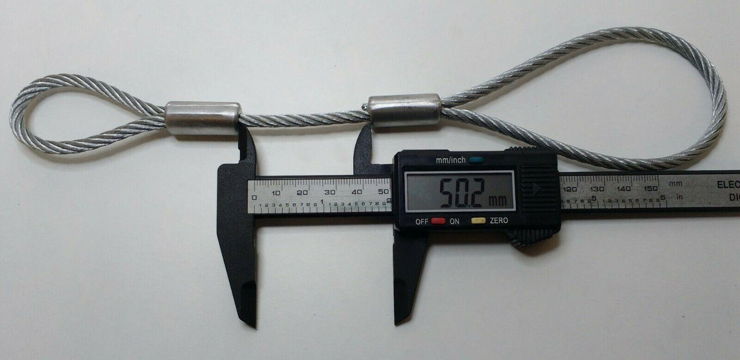 Secondary Coupling Cable With Towball Loop Break Away 280Mm Maypole Mp4981B - Mid-Ulster Rotating Electrics Ltd