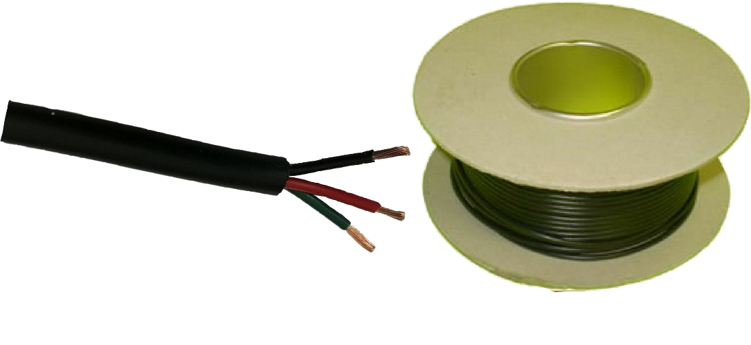 30M Reel 14 Amp 3 Core Trailer 12V 24V Replaces Automarine Thin Wall Car Cable Wire - Mid-Ulster Rotating Electrics Ltd
