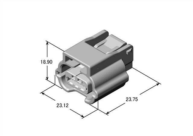 3 Way Connector Waterproof Honda Yazaki Headlight Ballast Mure Pl30-Wl - Mid-Ulster Rotating Electrics Ltd