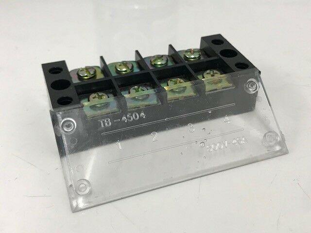 12V 24V 4 Position 2 Row Terminal Block Strip Cable Connector Mure Tb-4504L - Mid-Ulster Rotating Electrics Ltd