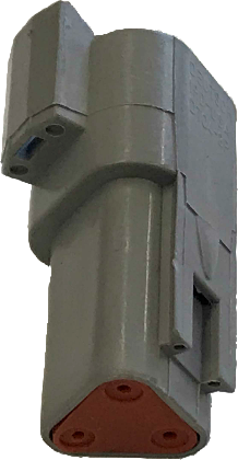 Deutsch 3 Way Plug Dt Series Male Connector Kit Mure Dt04-3P C015/W3P - Mid-Ulster Rotating Electrics Ltd