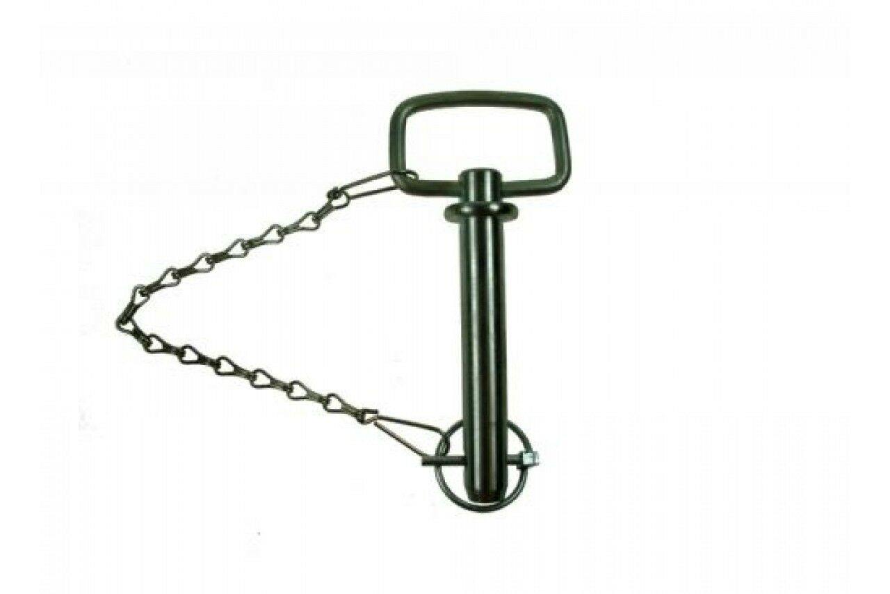 Drop Handle Tow Hitch Pin With Linch Pin & Chain 19Mm X 103Mm Maypole Mp44342B - Mid-Ulster Rotating Electrics Ltd