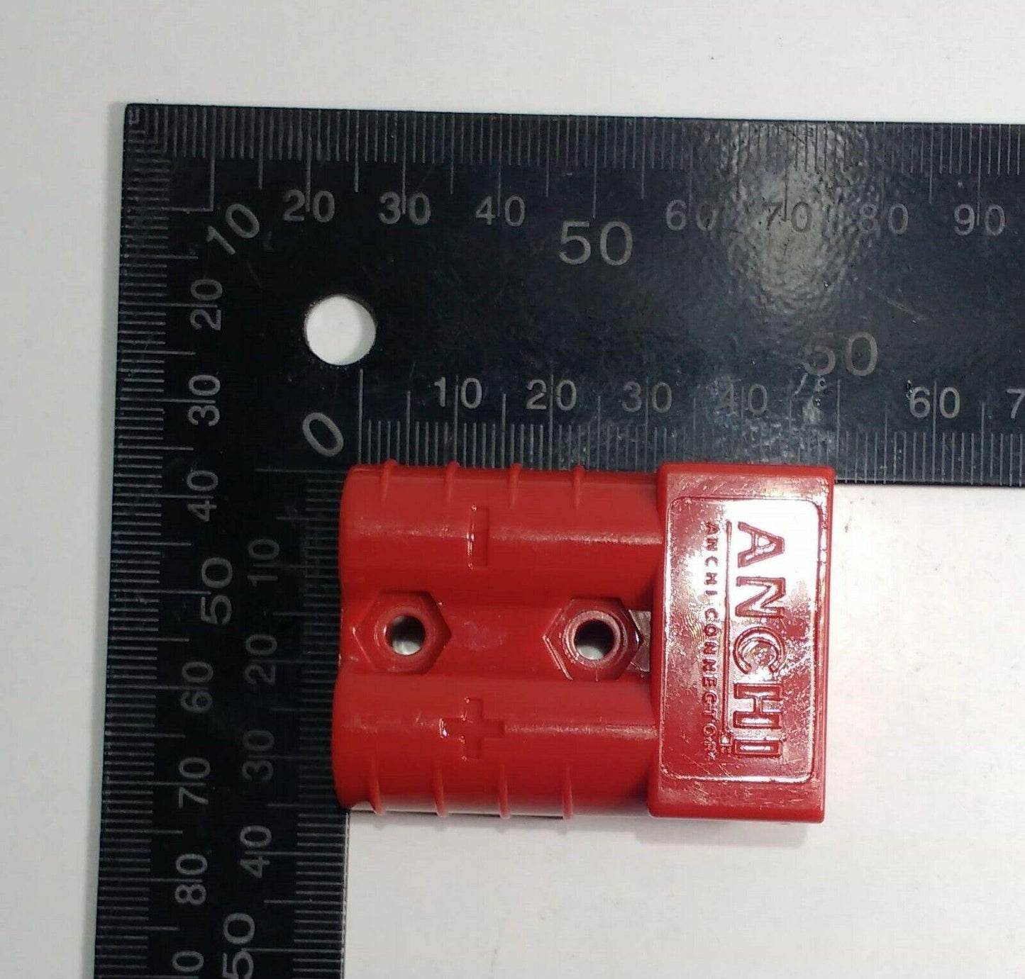 Red Replacing Anderson Connectors 50A 600V Battery Plug & Socket Mure Rac50 - Mid-Ulster Rotating Electrics Ltd